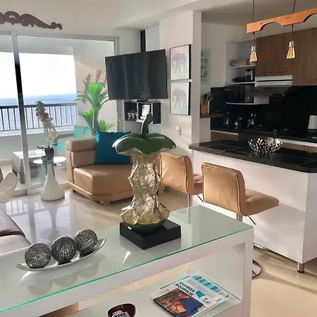 Apartamento Apto 2804 Frente Al Mar- Edificio Palmetto, Piso 28 Cartagena